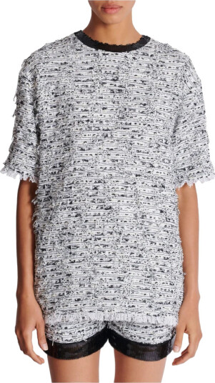 Balmain Dame Topper Hvit 2XS, Balmain Dame Topper Hvit 2XS,