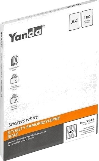 Selvklebende Etiketter No.Y003 Yanda