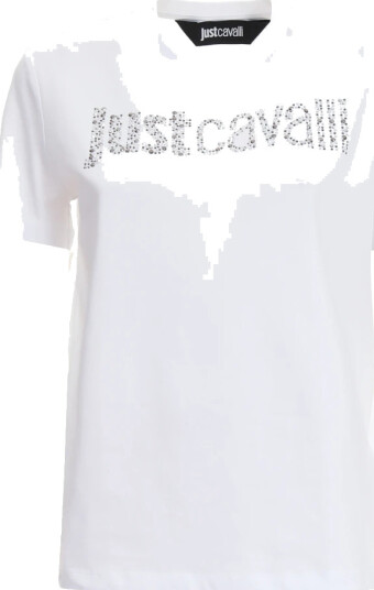 Just Cavalli Dame Topper Hvit S,