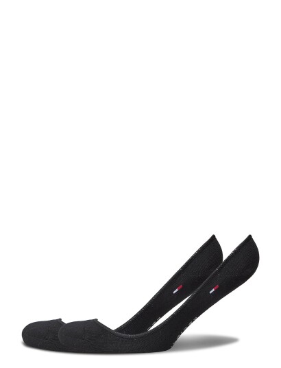 Tommy Hilfiger Th Women Footie Invisible 2P Black 35 38 Tommy Hilfiger Th Women Footie Invisible 2P Black 35 38