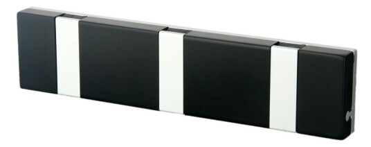 Loca Knax knaggrekke 20 cm kompositt sort