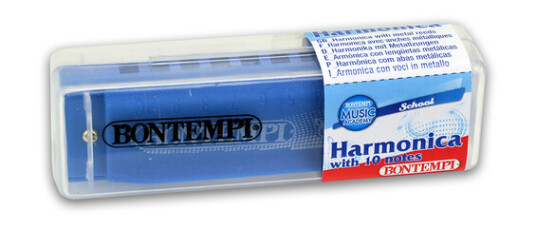 Munnspill Bontempi metall i etui Munnspill Bontempi metall i etui
