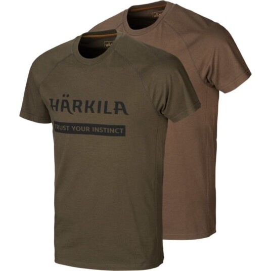 Härkila Men's Härkila Logo T-Shirt 2-Pack Flerfarget M Man Härkila Men's Härkila Logo T-Shirt 2-Pack Flerfarget M Man