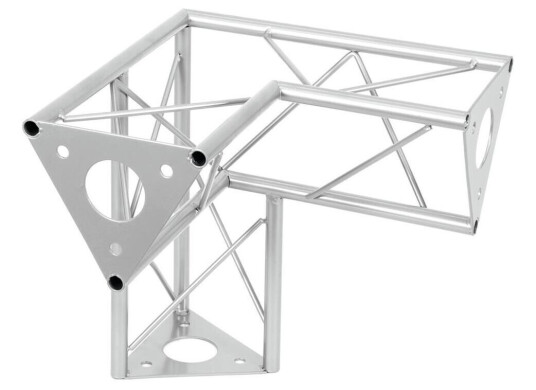 Decotruss Sal-33 Corner 3-Way / Right Sølv
