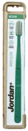 Jordan Jordan Green Clean Tandbørste Medium Ass. Farver Jordan Jordan Green Clean Tandbørste Medium Ass. Farver