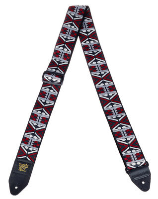Ernie Ball Primal Rød Jacquard Strap