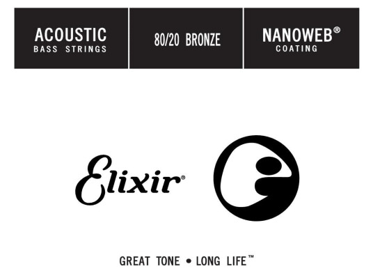 Elixir 15745 Nanoweb 0.045 Acoustic Bass String