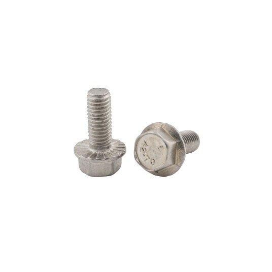 Arvid Nilsson D6921-A2 M6x12 6kt Fl.Skrue M/riller 500-Pakke