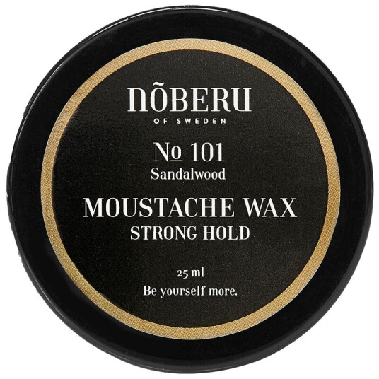 Noberu Moustache Wax Strong Hold Sandalwood 25ml Noberu Moustache Wax Strong Hold Sandalwood 25ml