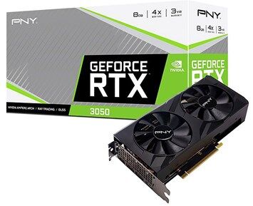 PNY GeForce RTX 3050 8GB VERTO Dual Fan - 8GB - Grafikkort