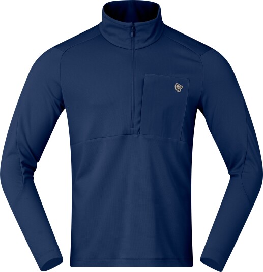 Norrøna Men"s Femund Warm1 Half-Zip Indigo Night L