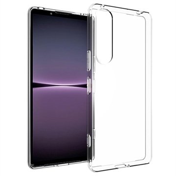 Antiskli Sony Xperia 1 V TPU-deksel Gjennomsiktig