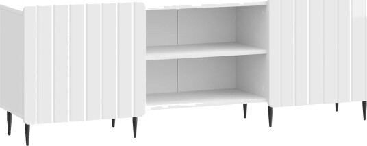 TV skap Høgglans hvit 150 x 31 x 52 cm Konstruert tre TV skap Høgglans hvit 150 x 31 x 52 cm Konstruert tre