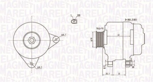 Dynamo MAGNETI MARELLI 063731921010