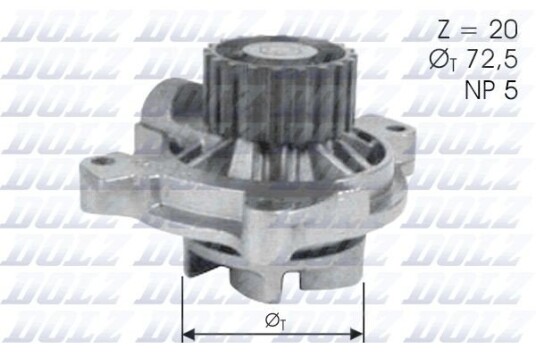 DOLZ A180 Vannpumpe DOLZ A180 Vannpumpe