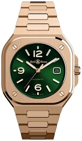 Bell & Ross Herreklokke BR05A GN PG/SPG BR 05 Grønn/18 karat