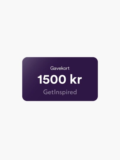 Get Inspired Gavekort 1500 Get Inspired Gavekort 1500