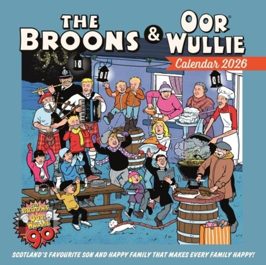 The Broons & Oor Wullie Calendar 2026 The Broons & Oor Wullie Calendar 2026