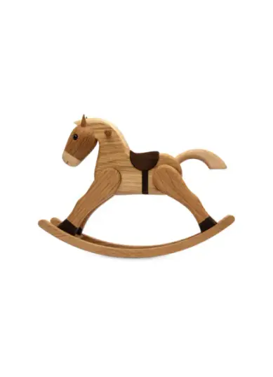 Spring Copenhagen The Rocking Horse dekorasjon 13,5 cm Eik Spring Copenhagen The Rocking Horse dekorasjon 13,5 cm Eik