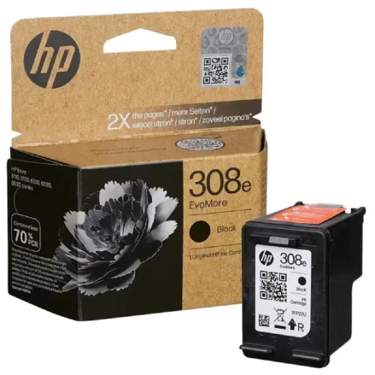 HP 308 XL 7FP22UE blekkpatron Original Svart 6,4 ml
