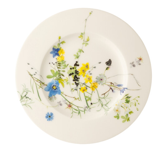 Rosenthal Brillance Fleurs des Alpes tallerken 19 cm Multi