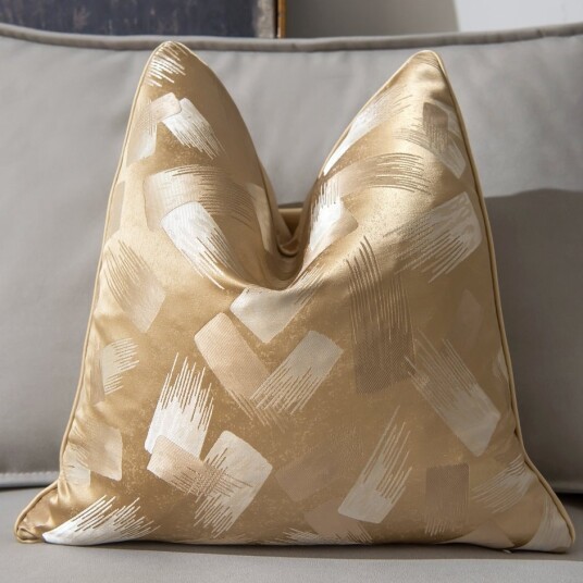 Putetrekk European Luxury 45 x 45 cm gull Size: 45 x 45 cm