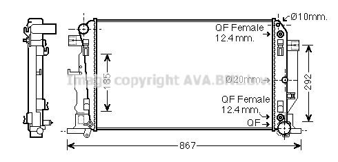 Radiator AVA Clever Choice MS2445 Radiator AVA Clever Choice MS2445