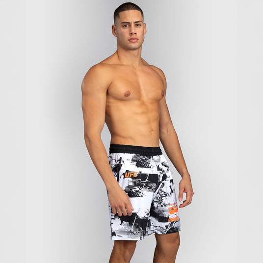 Venum UFC Zenith by Venum Fight Week Treningsshorts Svart Hvit Oransje White XL