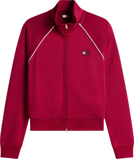Tommy Jeans Tjw Badge Track Jacket Ext Red M Tommy Jeans Tjw Badge Track Jacket Ext Red M
