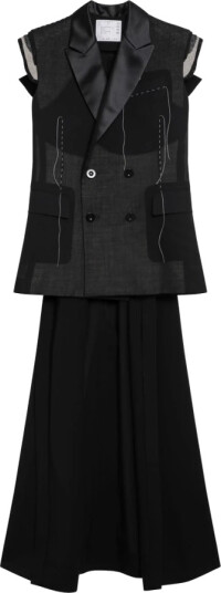 Sacai Dame Kjoler Svart M,