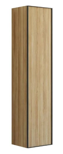 Dansani Inzo Urban Alu ramme Svart Høyskap 1 dør B40xh176x35cm Varm eik / 40cm Høyre Hengslet Dansani Inzo Urban Alu ramme Svart Høyskap 1 dør B40xh176x35cm Varm eik / 40cm Høyre Hengslet