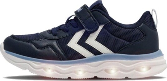 Hummel Sko   Skylought   Flint Stone/Black Iris   Hummel   32   Sko Blå Hvit Marineblå