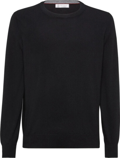 Brunello Cucinelli Herre Strikkevarer Svart 4XL,