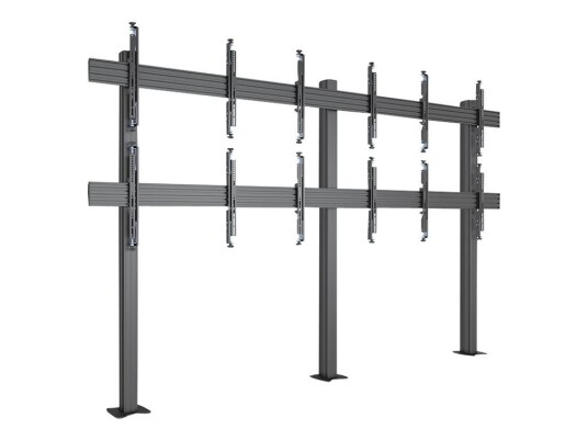 Multibrackets M Pro Series - monteringssett - for 3x2 videovegg - svart Multibrackets M Pro Series - monteringssett - for 3x2 videovegg - svart