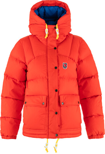 Fjellreven Women's Expedition Down Lite Jacket Flame Orange-Un Blue XS Fjellreven Women's Expedition Down Lite Jacket Flame Orange-Un Blue XS