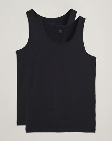 Falke 2 Pack Cotton Tank Top Black