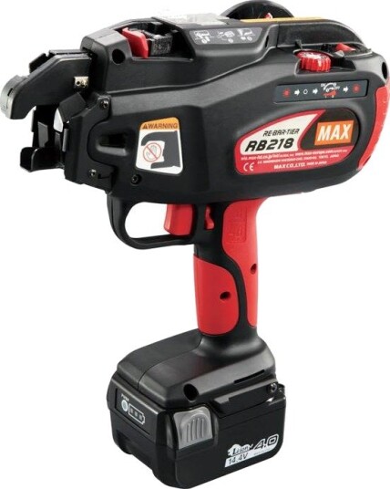 Max Jernbindermaskin RB218 Med Batteri Og Lader