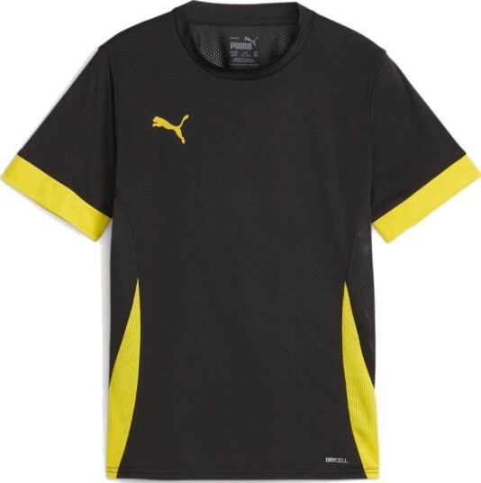 PUMA Trenings T skjorte Teamgoal Svart/gul Barn størrelse 140 cm