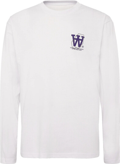WOOD WOOD Wwliam Map Ls Tee 25220 White L