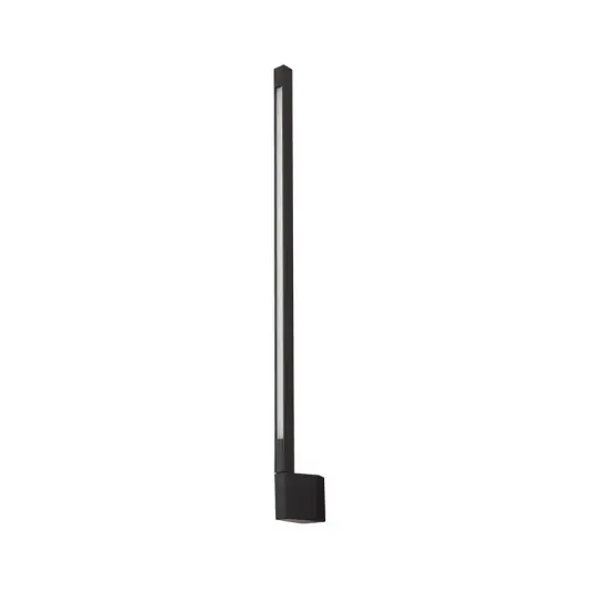 Lindby   Neano LED vegglampe 80 cm svart metall IP54 –