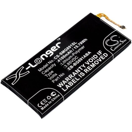 Samsung SM-G891 batteri (4100 mAh 3.85 V, Sort) Samsung SM-G891 batteri (4100 mAh 3.85 V, Sort)