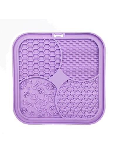 Nordic Paws Lickmat For Cat Lily Purple 20X20Cm