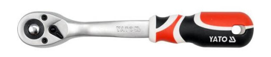 Yato YT-0732 Reversibel Skralle 1/2" Kromvanadiumstål Rød og Sort