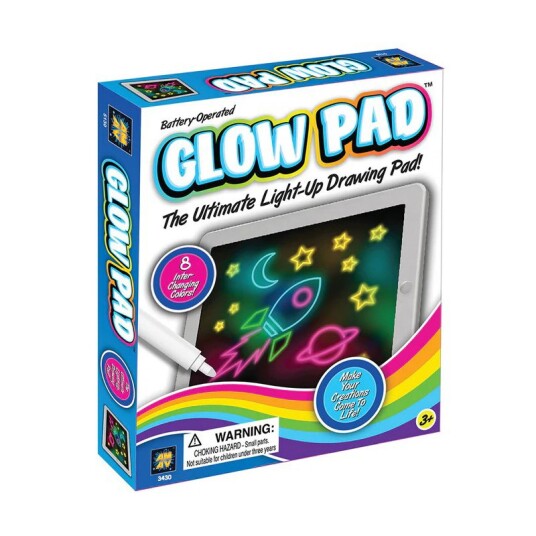 Glow Pad Batteridrevet Tegnetavle m/ LED-lys