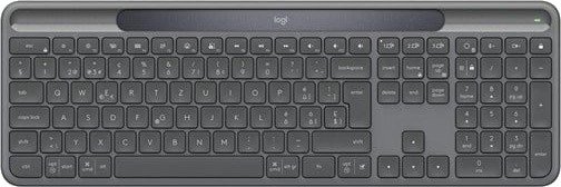 Logitech K980 Signature Slim Solar+ for Business Tastatur Sveitsisk Grå 920-013772