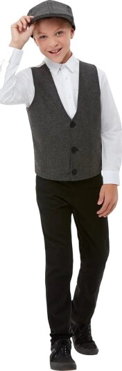 Smiffys Kostyme Gangstergutt fra 20-tallet Smiffys OneSize Kostymer Grå Svart 50981-NC