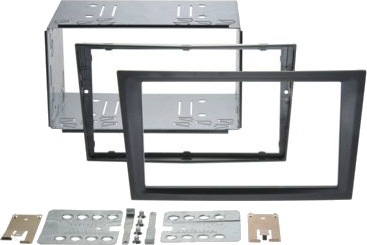 2 Din Kit Div. Opel Farve: Sort