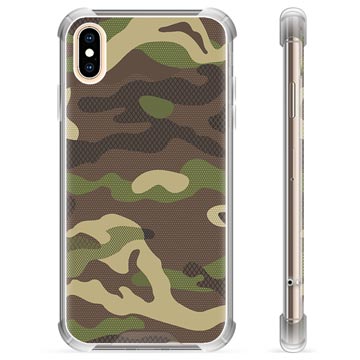 iPhone X / iPhone XS Hybrid-deksel Kamuflasje