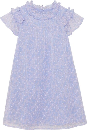Creamie Dress Lurex Stripe Blue 152