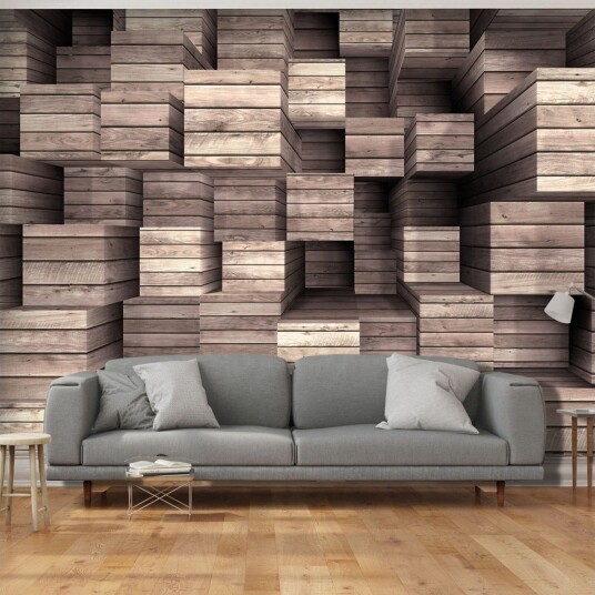 Fototapet Wooden Finesse 400x280 - Artgeist sp. z o. o.